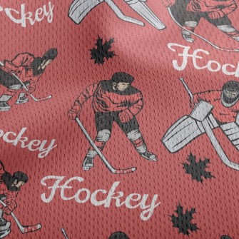 Handsome Canadian Hockey Athletic Mesh Flat Back