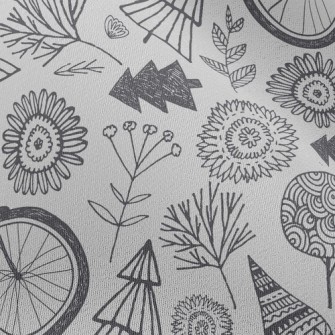 Dream Forest Bicycle Chiffon