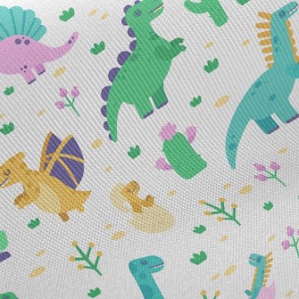 Cute Dinosaur Family Twill