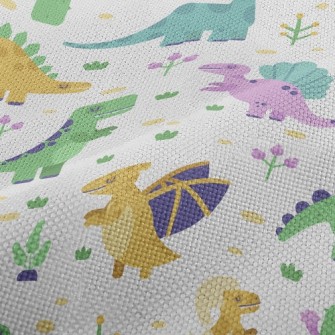 Cute Dinosaur Family Performance Linen