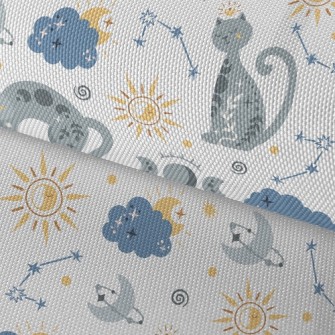 Mystical Praying Kitten Waterproof Oxford