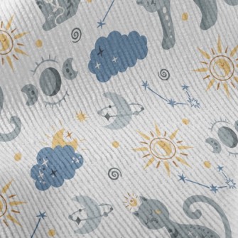 Mystical Praying Kitten Standard Corduroy