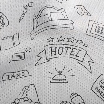 Essential Hotel Facilities Athletic Mesh Flat Back