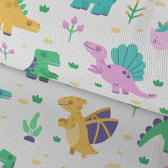 Cute Dinosaur Family Waterproof Oxford