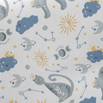 Mystical Praying Kitten Twill