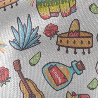 Mexican Day Of The Dead Waterproof Canvas