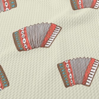 Beautiful Totem Accordion Birdseye Piqué