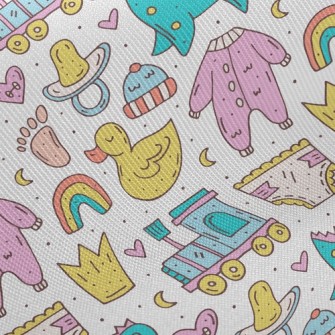 Baby Diaper Pacifier Toy Twill