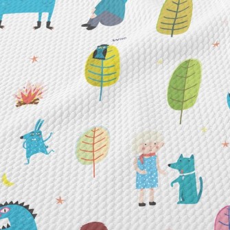 Children Love Dinosaur Statues Birdseye Piqué