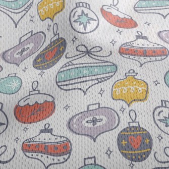 Colorful Totem Christmas Decor Athletic Mesh Flat Back