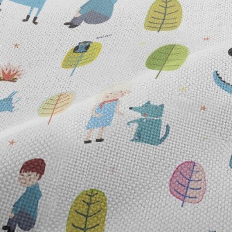 Children Love Dinosaur Statues Performance Linen