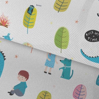 Children Love Dinosaur Statues Waterproof Oxford