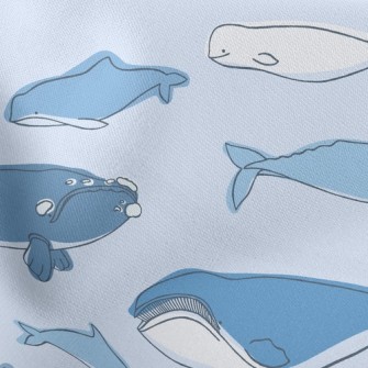 Simple Strokes Of Whale Stretch Ponte