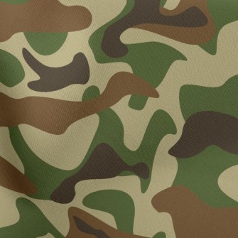 Basic Camouflage Pattern Stretch Ponte