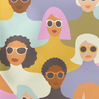 Handsome Lady In Sunglasses Stretch Ponte