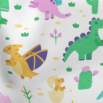 Cute Dinosaur Family Stretch Ponte