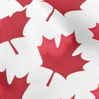 Bright Falling Maple Leaves Micro Fleece