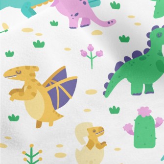 Cute Dinosaur Family Micro Fleece