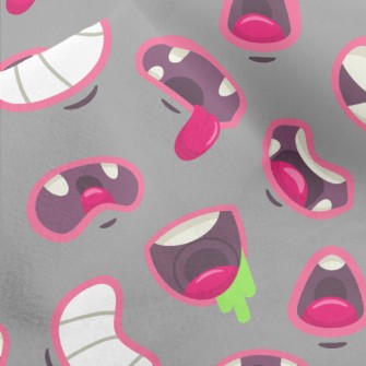 Funny Changing Mouth Micro Fleece