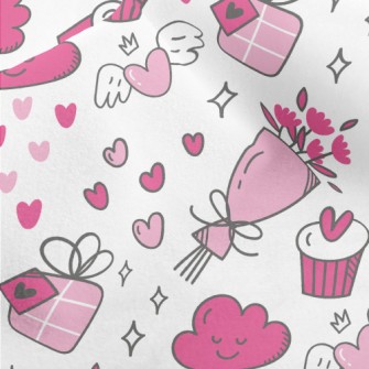 Bouquet Valentine&#39;s Day Gi Micro Fleece