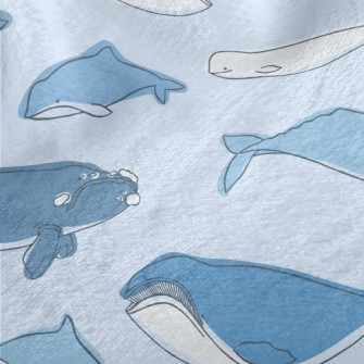 Simple Strokes Of Whale Minky