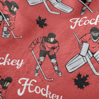 Handsome Canadian Hockey Minky