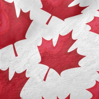 Bright Falling Maple Leaves Minky