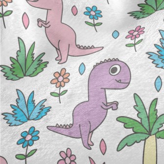 Pink Dinosaur Visiting The Gar Minky