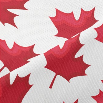 Bright Falling Maple Leaves Piqué