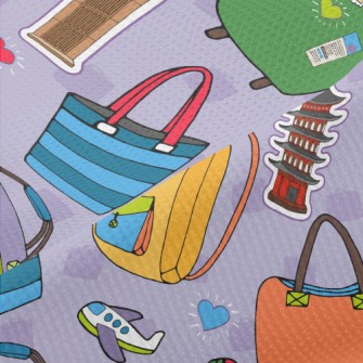 Backpackers Travel The World Piqué