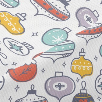 Colorful Totem Christmas Decor Piqué