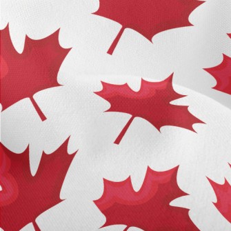 Bright Falling Maple Leaves Lightweight Performance Linen