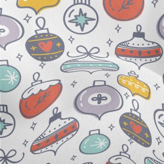 Colorful Totem Christmas Decor Lightweight Performance Linen