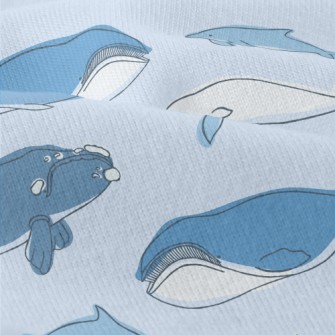 Simple Strokes Of Whale Modern Jersey