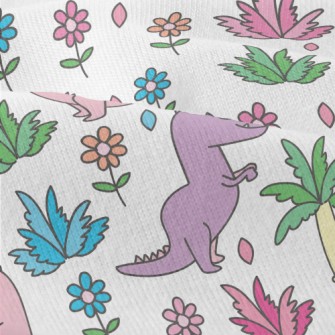 Pink Dinosaur Visiting The Gar Modern Jersey