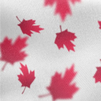 Psychedelic Out-of-focus Maple Jersey Backed Fleece