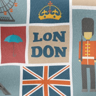 London Guards Ferris Wheel Jersey Backed Fleece