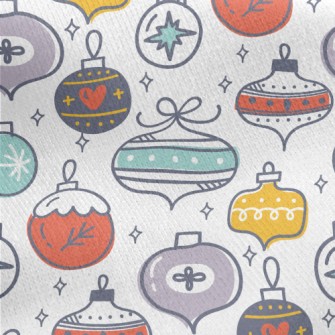 Colorful Totem Christmas Decor Jersey Backed Fleece