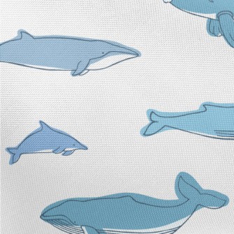 Giant Whale Family Pongee
