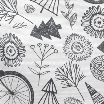 Dream Forest Bicycle Pongee