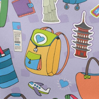 Backpackers Travel The World Pongee