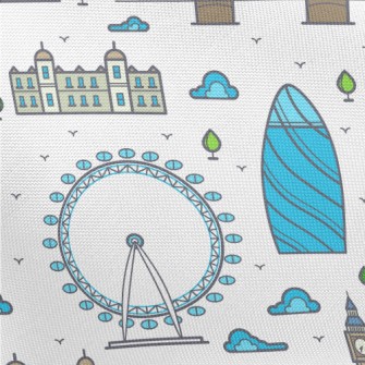 London Bridge Ferris Wheel Pongee