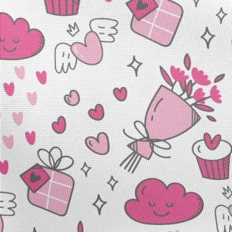 Bouquet Valentine&#39;s Day Gi Pongee