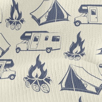 Campfire Tent Campervan Stretch Jersey