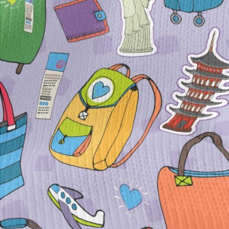 Backpackers Travel The World Stretch Jersey