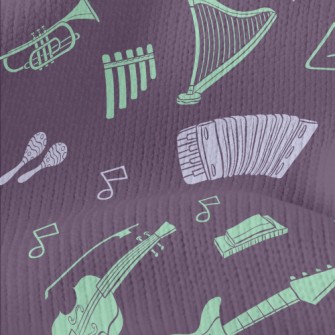 Beautiful Musical Instrument Stretch Jersey