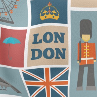 London Guards Ferris Wheel Lightweight Cotton Poplin