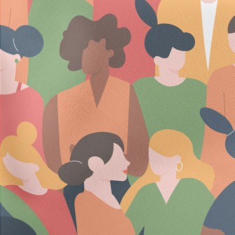 Hard-working Women In The New  Lightweight Cotton Poplin