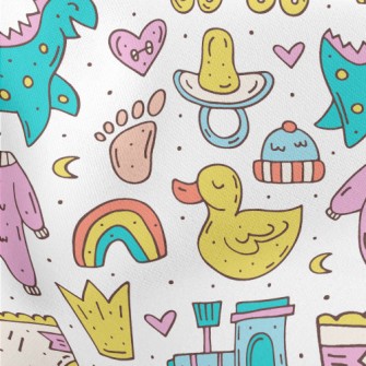 Baby Diaper Pacifier Toy Lightweight Cotton Poplin