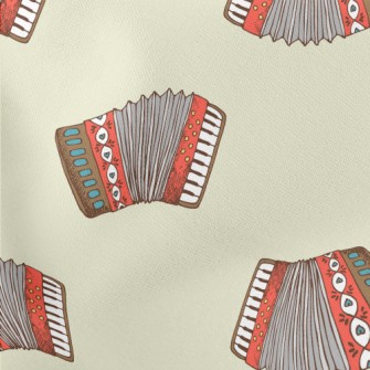 Beautiful Totem Accordion Lightweight Cotton Poplin
